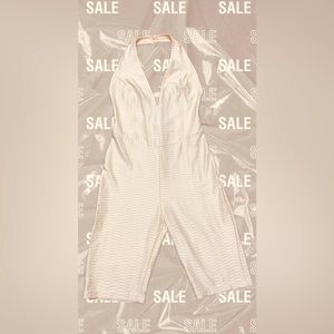 One piece capri jumpsuit